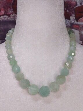 Jay King Faceted Chrysoprase Gemstone Necklace